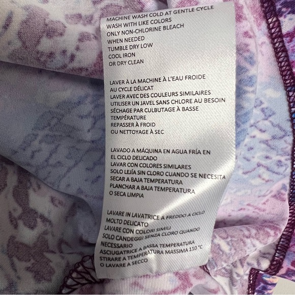 C.Wonder Christian Siriano Women’s Purple Hi-Low Printed Dress Size M - Picture 12 of 12